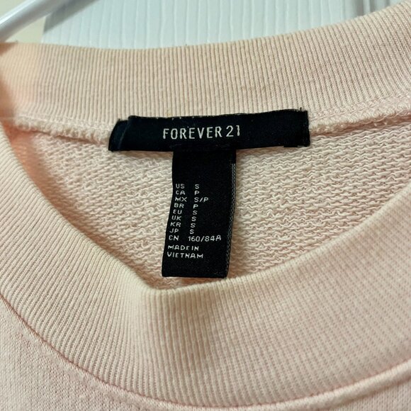 FOREVER 21 - Pink Sweatshirt - Size Small - Picture 3 of 3